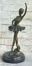 Original Milo Young and Beautiful Ballerina Bronze Sculpture Modern Dance Figure picture