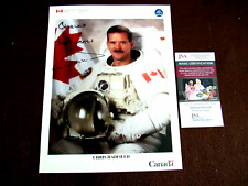 CHRIS HADFIELD STS-74 STS-100 NASA ASTRONAUT SIGNED AUTO 8 X 10 LITHO PHOTO JSA picture