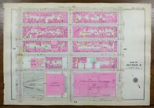 1916 GARMENT DISTRICT PENN STATION MANHATTAN NEW YORK CITY ~ Land & Street Map picture