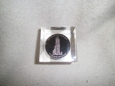 Institute of gas Technology Crystal paperweight 1978 Hydrogen from Coal OOAK picture