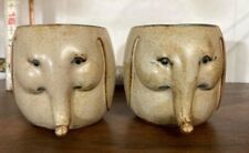 Vintage Tempo Uctci  Pottery Mini Elephant Mug Made In Japan picture