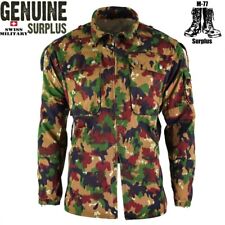 Large Surplus Swiss Army M83 Alpenflage Field Shirt BDU Military Camo Camouflage picture