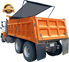 Dump Truck Mesh Tarp for Dump Trailer Cover with 6'' Pocket, 7'X20' picture