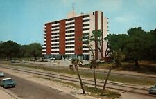 Vintage Postcard- DS171 Gould Tower Apartments. Biloxi, MS. Unposted 1960s picture