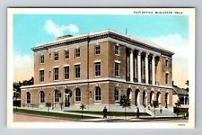 McAlester OK-Oklahoma, United States Post Office, Antique, Vintage Postcard picture
