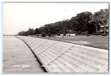 c1940's Sea Wall Pass Christian Mississippi MS RPPC Unposted Photo Postcard picture