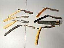 Lot of 7 Vintage Antique Straight Razors For Parts or Repairs - H.Broker - Mason picture