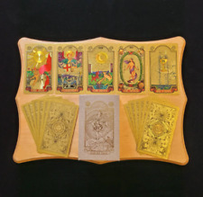 Tarot Card Deck Gold Foil Rider-Waite W/ Instruction Booklet USA Seller picture
