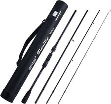 Travel Fishing Rods,4 Piece Fishing Pole with Case/Bag,Surf Casting/Spinning Rod picture