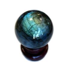 Labradorite Sphere Natural Quartz Crystal Ball Meditation Healing Stone picture