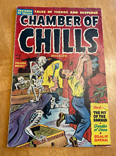 CHAMBER OF CHILLS #7 SOTI SEVERED HEADS TORTURE CHAMBER 1952 picture