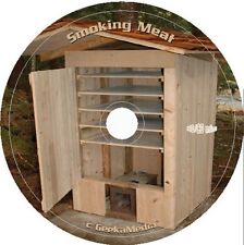 Build A Food Smoker Smokehouse Plans Smoking Meat Recipes cd Book Cure Curing picture