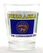 NEBRASKA CORNHUSKER STATE ALL-AMERICAN COLLECTION SHOT GLASS SHOTGLASS picture
