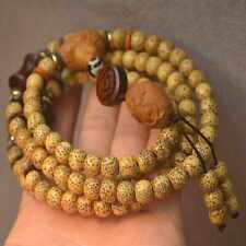 8mm Fashion yellow bodhi root stars moon bodhi Buddha beads bracelet Dark Matter picture