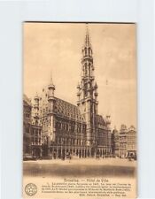 Postcard Hotel de Ville Brussels Belgium picture