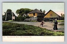 Winslow ME-Maine, Fort Halifax, Antique, Vintage Postcard picture