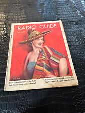 MARCH 13  1937 RADIO GUIDE vintage magazine - Gale Page picture