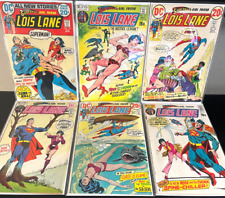 Lot of (6) Superman’s Girl Friend Lois Lane - DC 1972 Comics RARE Bondage Cover picture