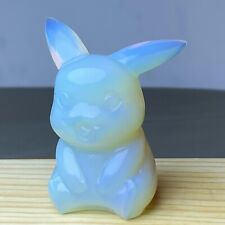 1pc Opalite carved lovely Pikachu gift quartz crystal Reiki healing picture