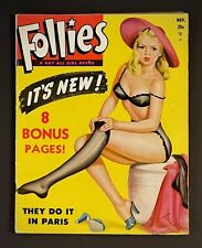 195O FOLLIES MAGAZINE FIRST EVER VOL 1 #1  WITH EARL MORAN SUPER COVER ART picture