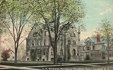 Vintage Postcard 1910's C.F. Wickwire Residence Tompkins St Cortland NY New York picture