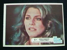 1976 Dunruss Bionic Woman Card # 5 Jamie is played by Lindsey Wagner. (EX) picture