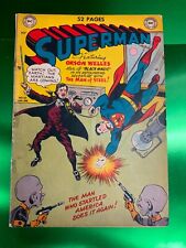 SUPERMAN #62 (1950)  3.5 - Orson Welles Cover Mister Mxyzptlk Appearance picture