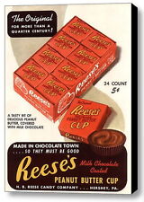 Framed Reese's Peanut Butter Cups Vintage Ad Art Print Limited Edition with COA picture