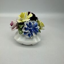 Vintage Radnor Staffordshire Bone China Hand Painted Rose Floral Flower Bouquet picture