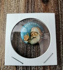 1930s Health For All Santa Claus National Tuberculosis Assoc. Pinback Button picture