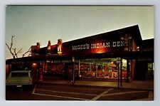 Scottsdale AZ-Arizona, McGee's Indian Den, Advertising, Antique Vintage Postcard picture