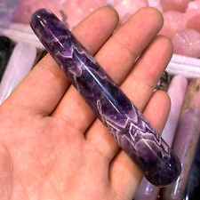 1pc Natural Dream Amethyst Quartz Polished Crystal Massage Stick Gem picture