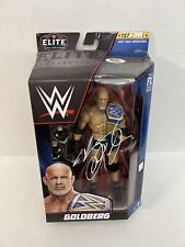 GOLDBERG Signed WWE Elite Collection Blue Belt Mattel Figure PSA/DNA picture