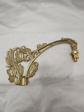 Brass Art Nouveau Flower Bridge Arm - Floor Lamp Replacement Part picture