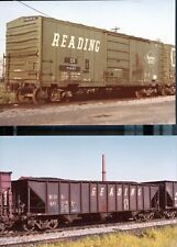 RDG reading railroad box and hopper car original photos picture