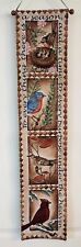 To Everything There Is A Season Multi Birds Tapestry Fabric Wall Hanging 40 x 8  picture