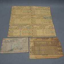Vintage Lot of 8 Elementary School Report Card Pittsburgh Pennsylvania 1930's picture