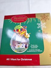 2005 Carlton Cards Christmas All I Want For Christmas Holiday Ornament RARE V117 picture