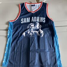 Men’s Sam Samual Adams Brackets & Beers Blue Basketball Jersey #23 Large picture