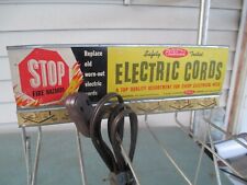 VTG Pacific ELECTRACORD Electrical Cord Co display rack Drug Hardware Store ORIG picture