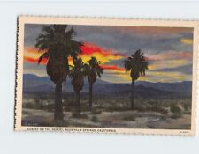 Postcard Sunset on the Desert Near Palm Springs California USA picture