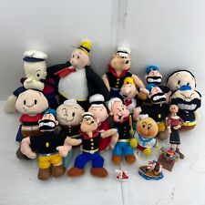 Mixed LOT 19 Stuffins Popeye the Sailor Plush Toy Doll Figures Olive Oyl Bluto picture