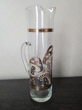 Vintage 1960s 22k Gold Culver "Magic Mushroom" Pitcher - Rare Find  picture