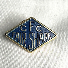 CFC Fair Share Pin Vintage Combine Federal Campaign Badge picture