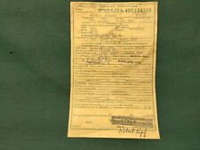 1957 Buick 2 Dr. Riviera Coupe Ohio Car Title Collectible Historical Document picture