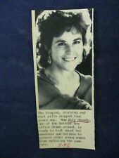 1986 actress Ally Sheedy eating disorder interview Vintage Wire Press Photo picture