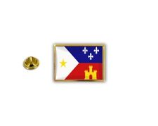 pins pin's flag national badge metal lapel hat button louisiana acadia acadiana picture