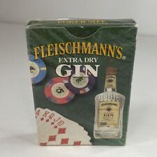 New - Vintage 1992 Fleischmann's Extra Dry Gin Playing Deck Cards picture