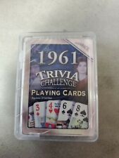 Flickback 1961 Trivia Playing Cards, Includes Trivia Deck. Brand New picture