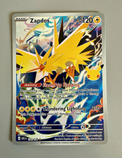 Pokemon Zapdos 133/128 30th Celebration Illustration Rare IR English 2026 picture